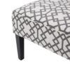 Contemporary Loveseat With Upholstered Fabric And Birch Wood Legs - Gray - Image 13