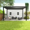 Louver Pergola Frame & Louvers - Black - Image 2