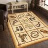 Tribes - 2' X 3' Southwest Area Rug - Beige - Image 5
