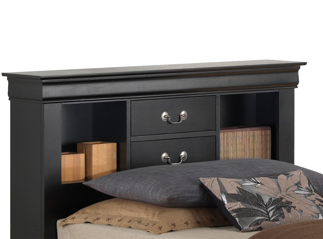 Louis Phillipe - Twin Storage Bed - Black - Image 5