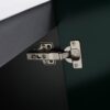 Contemporary Freestanding Bathroom Vanity With White Resin Sink & Soft Close Doors - Dark Green - Image 21