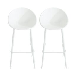 Gable - Barstool (Set of 2) - White