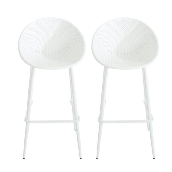 Gable - Barstool (Set of 2) - White