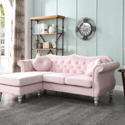 Hollywood - Sofa Chaise - Pink