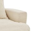 Accent Barrel Chair 360° Swivel Sofa Chair With Dual Layer Cushion And 3 Removable Pillows Corduroy - Beige - Image 19