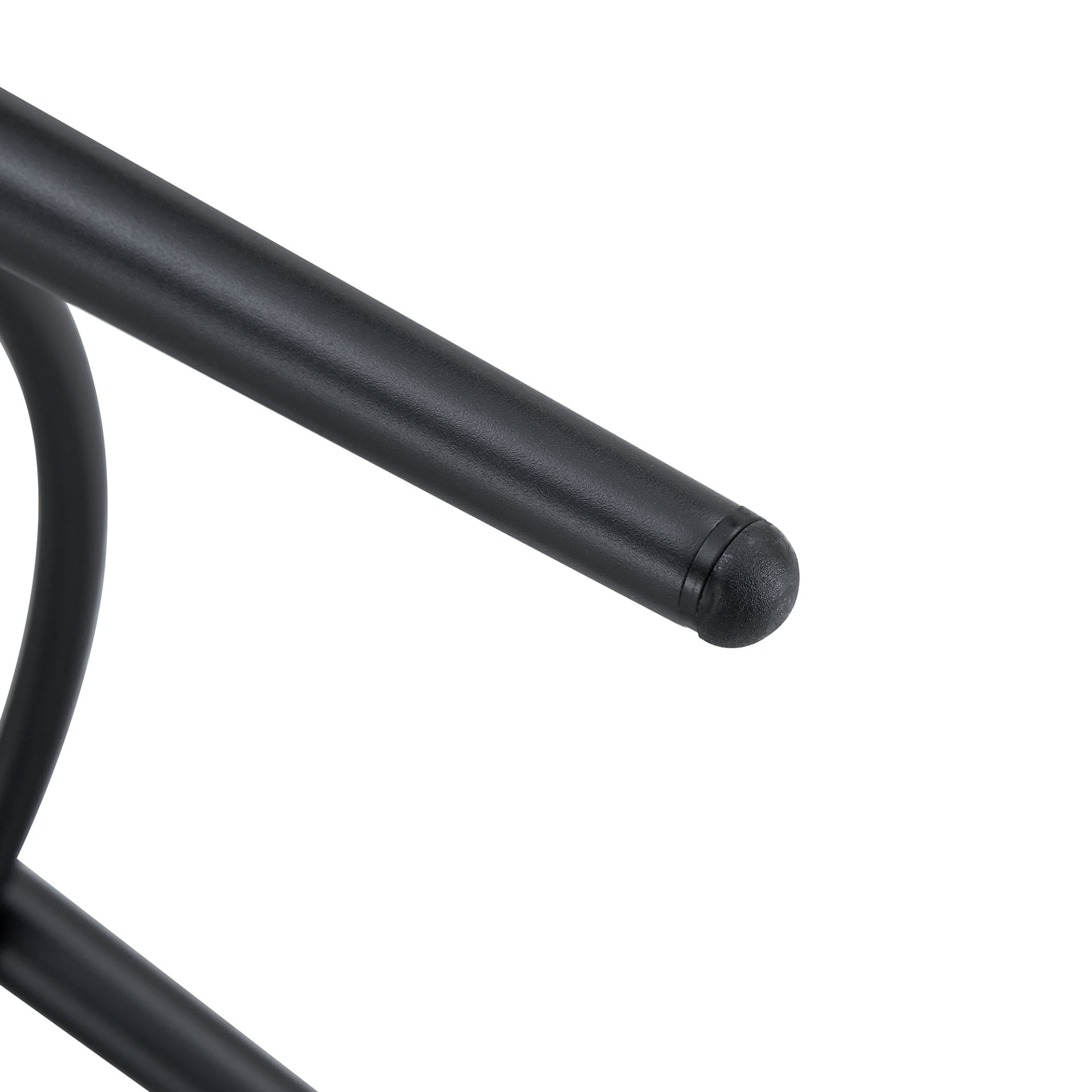 Stylish Ergonomic Bar Chairs Set With Breathable Cushions And Metal Legs, (Set of 2) - Black - Image 16