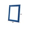 Dante - Velvet Floor Mirror - Blue - Image 3