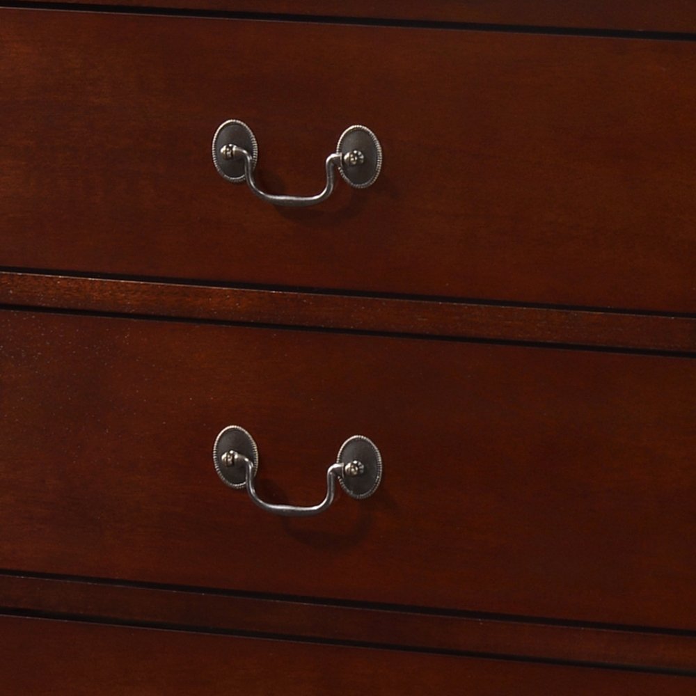4 Drawer Chest Traditional Style - Cherry - Image 2