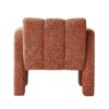 31.10" Wide Boucle Upholstered Accent Chair - Orange - Image 8