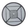 Bistro Table With Iron Frame And Glass Top - Gray - Image 7
