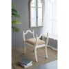 Harlow - Bench, Farmhouse / French Country Style Vanity Chair - Beige / White - Image 6
