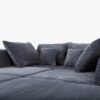 Modern 6 Piece Modular U Shaped Sectional Sofa With Chaise Lounge And Soft Corduroy Upholstery - Gray - Image 17