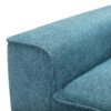 Modern Fabric Sofa With Plush Cushions, Sleek Arm Design, Sturdy Solid Wood Frame - Blue - Image 11