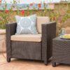 Puerta - Club Chair Outdoor Comfort Weather Resistant Cushions - Mixed Black - Image 4
