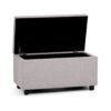 Cosmopolitan - Storage Ottoman - Cloud Gray - Image 2