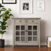 Acadian - Entryway Storage Cabinet - Distressed Gray - Image 6