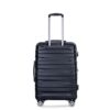 Luggage Set Of 5 Pieces, Expandable Hard Pc Luggage Set With Tsa Lock For Rotating Wheels, Lightweight Rolling Luggage - Black - Image 11
