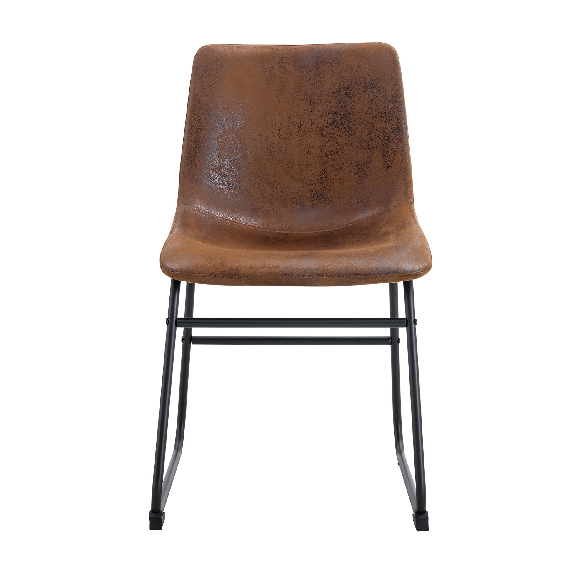 (Set of 4) Retro Chairs, Comfortable Bar Stools, Suitable For Industrial And Vintage Style Environments - Brown - Image 20