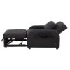 3 In 1 Pull Out Sofa Sleeper With Wing Table And USB Charge - Black - Image 14