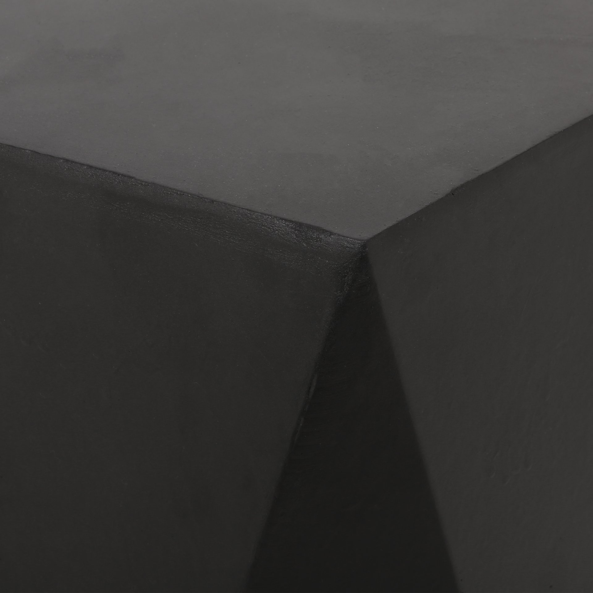 Side Table With Geometric Design - Black - Image 10