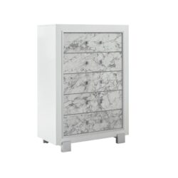 Skye - Marble Chest - White