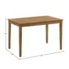 Kayee - 5 Pieces Pack Dining Set - Weathered Oak - Image 13