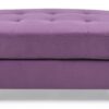 Vibrant Contemporary Ottoman - Purple - Image 3