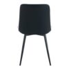 Modern Style Extended Seat Cushion Dining Chair Set, Splicing 4 Pieces - White / Black - Image 21