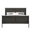 Louis Philippe - Eastern King Bed - Dark Gray - Image 2