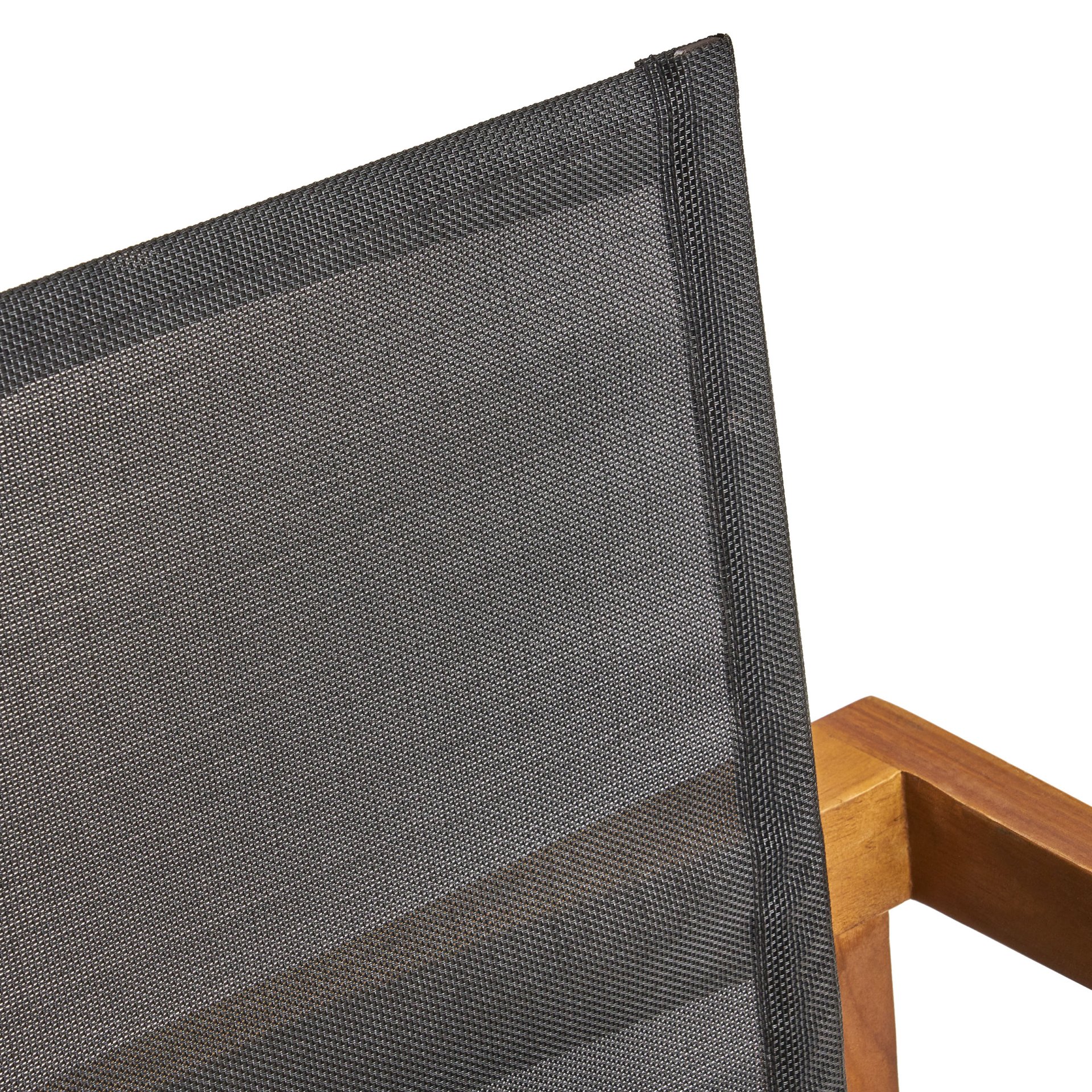 Dining Chair With Frame And Mesh Seating (Set of 2) - Teak - Image 14