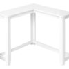 Corner Accent Console Table For Entryway, Convenient Design - White - Image 2