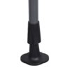 Manual Retractable Patio Awning UV Resistant Polyester Sun Shade With No Drill Installation - Gray - Image 2