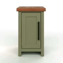 Vineyard - Chairside Table - Sage Green, Fruitwood