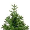 7Ft Spruce Full Christmas Tree Unlit With Hinged Branches And Foldable Stand - Green - Image 4