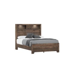 Plinz - Full Bookcase Bed - Brown