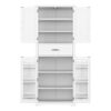 Bathroom Storage Cabinet With Multi Functional Storage Space, Drawer With Slide Rails, Adjustable Shelf - White - Image 14