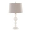 Morocco - Farmhouse Poly Table Lamp (Set of 2) - Distressed Off White / Soft Gray - Image 2