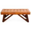 Mia - Bench With Buttons - Brown / Rustic - Image 12