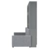 Full Size Murphy Wall Bed With Cushion - Gray - Image 19