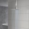 Square Rain Shower Head Ultra Thin 304 Stainless Steel Ceiling / Wall Mount Bath Fixture - Chrome - Image 2