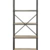 Itzel - Bookshelf - Antique Oak / Sandy Gray - Image 9