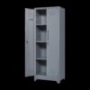 Metal Storage Cabinets, Cleaning Tool Cabinet With Locking Door, Tall Broom Tool Organizer And Storage, Large Storage Cabinet For Kitchen - Gray - Image 23
