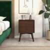 Caroline - Night Stand 2 Drawer - Dark Brown - Image 5