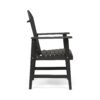 Outdoor Weather Resistant Acacia Wood Adirondack Dining Chairs Set (Set of 2) - Dark Gray - Image 7