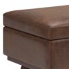 Owen - Lift Top Large Coffee Table Storage Ottoman - Distressed Chestnut Brown - Image 5
