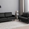 Plush Comfort Sofa - Black - Image 12