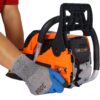 58Cc Gasoline Chainsaw 20" Bar For Wood Cutting With Oregon Chain And Bar - Orange - Image 15