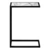 Accent Table, C - Shaped, Versatile Use - White - Image 6
