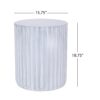 End Table, Outdoor - Light Blue - Image 3