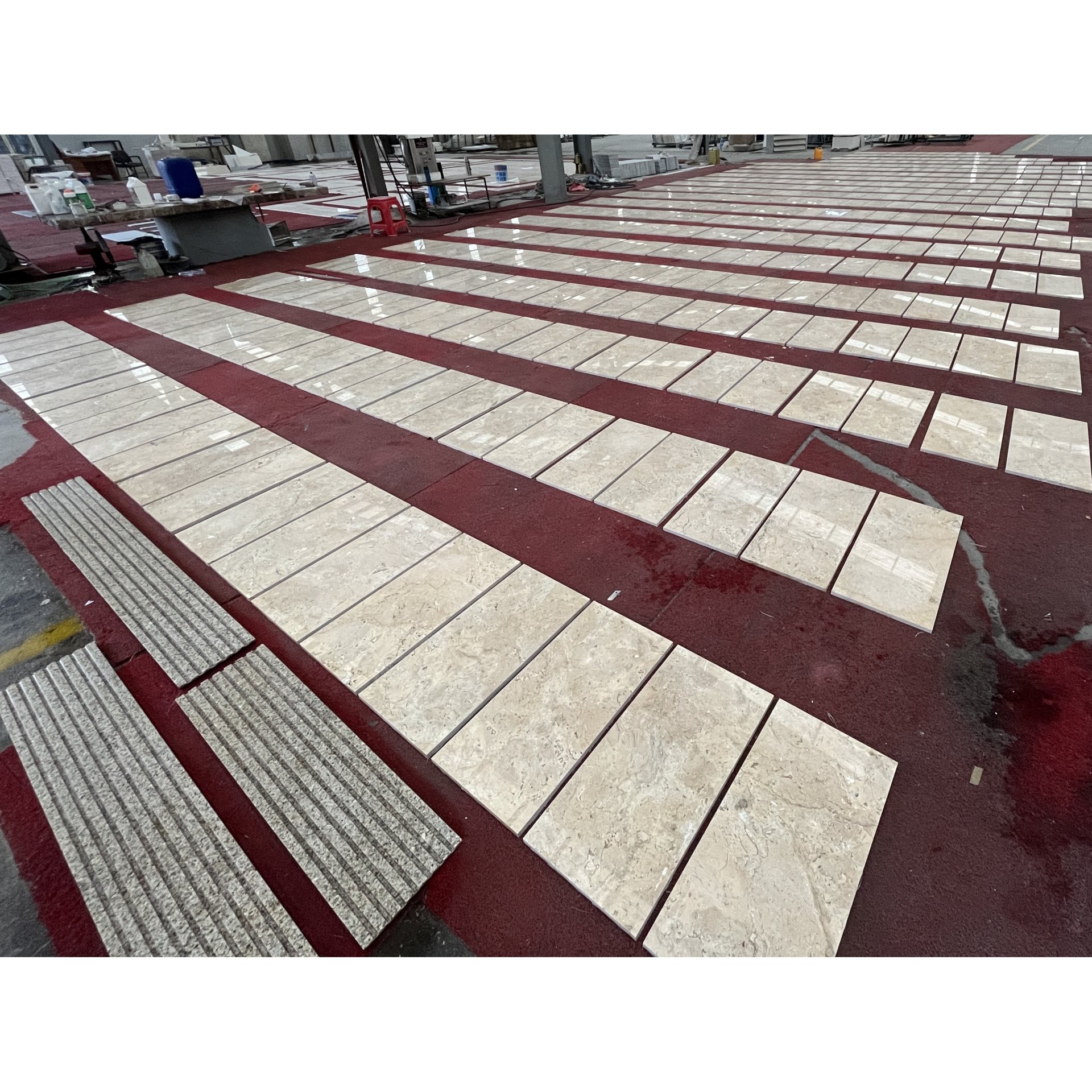 Marble For Floor And Wall Polished Marble Tile Stone (Set of 4) - Beige / Gold - Image 11